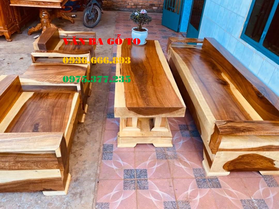 Các Mẫu Bàn Ghế Sofa gỗ đẹp Nhất Hà Nội